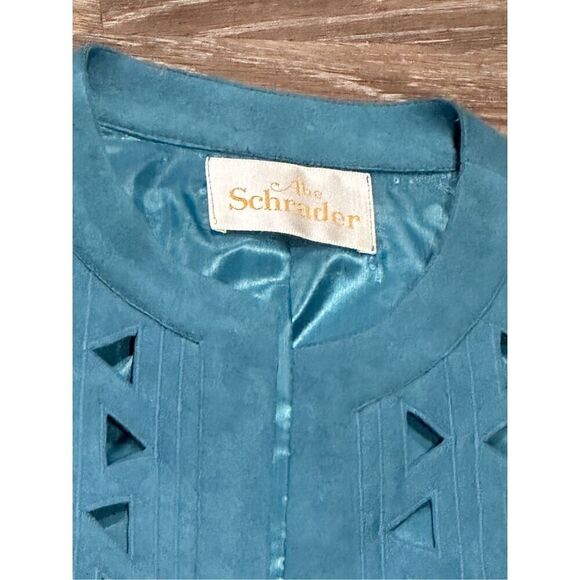 Abe Schrader vintage micro suede jacket blazer 10 M - Picture 7 of 11